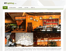 Tablet Screenshot of ktlighting.com